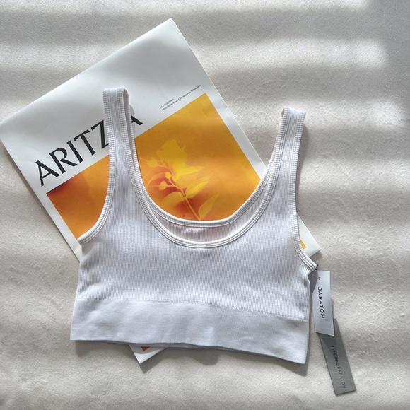 TWO Aritzia Babaton Seamless Cropped Tanks - Picture 3 of 12